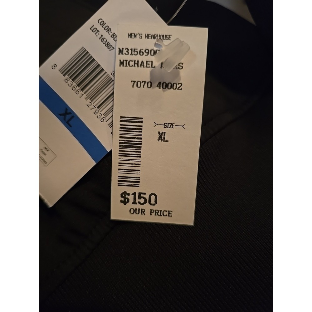 Michael Kors Softshell Bomber Jacket Black Size XL - Picture 6 of 16